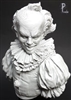 Resin cast fantasy clown bust. Dimensions 115x105mm