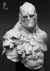 Resin cast fantasy bust. Approximate height 91mm