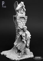 Resin cast fantasy figure. Scale 75mm