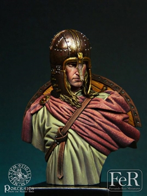 Northumbrian Theng Jorvik, 866, Resin 1/16 scale bust