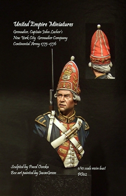 Grenadier, Captain John Lasher's New York City Grenadier Company, Continental Army, 1775-1776