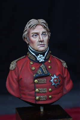 PO25 Lieutenant-General Sir John Moore, 1/9 scale resin bust, Sculpted by Pavol Ovecka, Box art by Mike Cramer