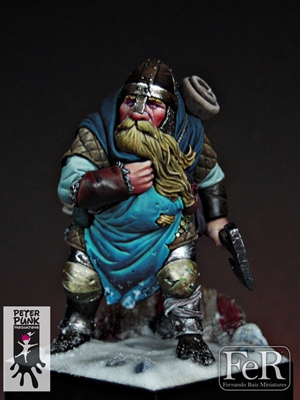 Ironbound Defense, Dwarf Fantasy figure. Resin, 54mm