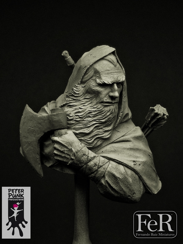 Retailer Fantasy busts resin figures for painting.