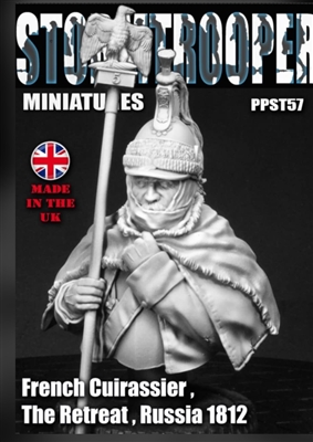 Resin cast 3/4 figure/bust in 1/10 scale
