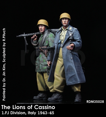 RADO Miniatures, Lions of Cassino - 1.FJ Division, Italy 1943-45, 2 figures, 1/35