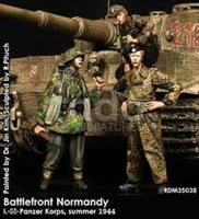 RDM35038 Battlefront Normandy I-SS Panzer Korps, summer 1944, 1/35 scale resin figure (3 figure set)