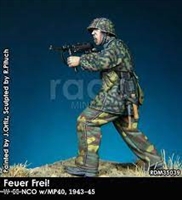 RDM35039 Feuer Frei! W-SS NCO w/ MP40, 1943-45, 1/35 scale resin figure