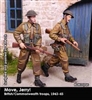 RDM35046 Move Jerry! British/Commonwealth Troops, 1943-45 (2 figure set), 1/35 scale resin figure