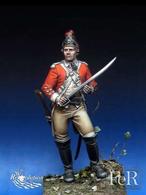 17th British Light Dragoon Trooper, Long Island, 1775, 75mm