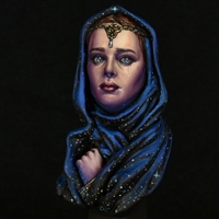 Resin cast fantasy bust. Approximate size 65mm