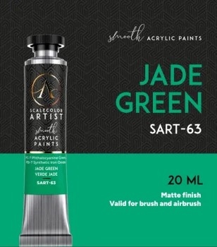 Scale Artist Tube Acrylic SART-63 Jade Green, 20ml