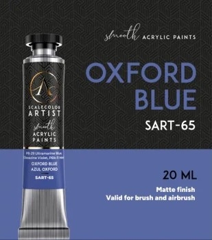 Scale Artist Tube Acrylics SART-65 Oxford Blue, 20ml