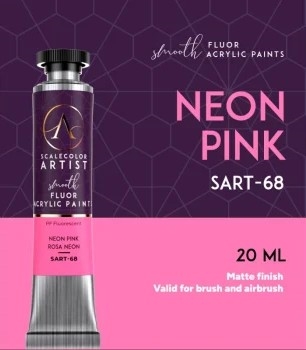 Scale Artist Tube Acrylic SART-68 Neon Pink, 20ml
