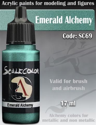 Scale Color SC-69 Emerald Alchemy 17ml bottle. Acrylic Paint.