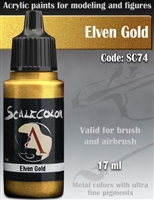 Scale Color SC-74 Elven Gold 17ml bottle. Acrylic Paint.