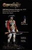 British Infantry ca. 1777, American Revolutionary War, 90mm resin full figure with optional head