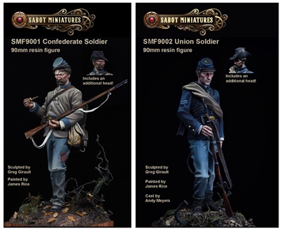 SMFACW01 Union and Confederate Soldier Set
