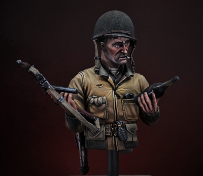 U.S. 2nd Ranger BN WWII Bust, 1/12 scale, Resin Kit