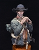 This a 1/10 scale bust/half figure of a militiaman from the American War of Independance. It includes an alternate head.