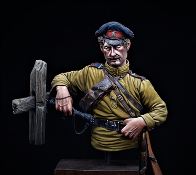 Don Cossack, 1918, 1/10 scale resin half figure/bust