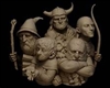 Resin cast bust/diorama. Very limited