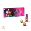 SSE-081 Solar Flare Prism Effect, Chromaflair Acrylic Paint, These are warm colors