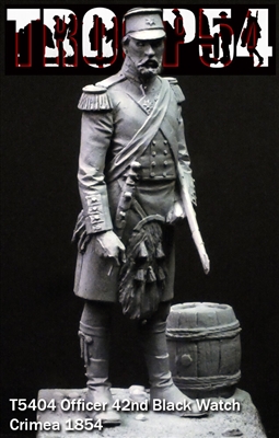 T5404 Officer 42nd BW Crimea 1854, 54mm resin figure, sculpted by Antonio Meseguer