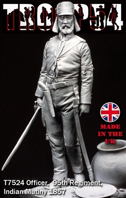 T7524 Officer 95th Regiment Indian Mutiny 1857, 75mm resin figure, sculpted by Antonio Meseguer