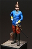 V75001-Austro-Hungarian Army Dragoon Officer WWI, 75mm resin figure, Designed by Sandor Harsanyl, Box art by Laszlo Gyorgy