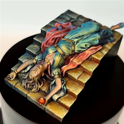 Resin cast full figure.  Approximate size 60mm