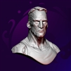 Resin cast bust in 1/12 scale