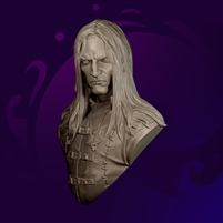 Resin cast bust. 65mm