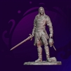 Resin cast full figure in 75mm