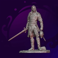 Resin cast full figure in 75mm