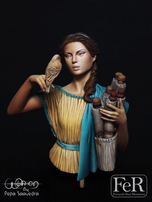 Hipatia, 1/10 scale resin bust