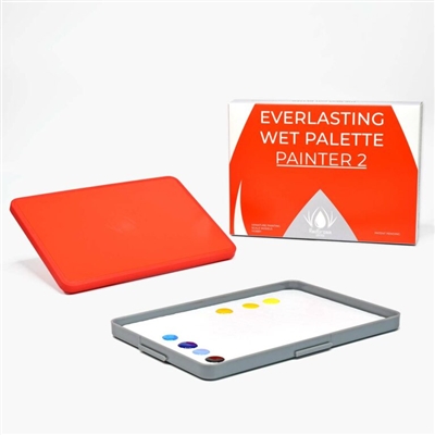 The new wider standard size redefined, easy to store and carry. For small to medium working space. Size: 16.5cm x 24 cm (6.5â€³ x 9.44â€³), 15x Painter v2 Reusable Membranes, 2Ã— Painter v2 Hydration Foam â€“ 3mm