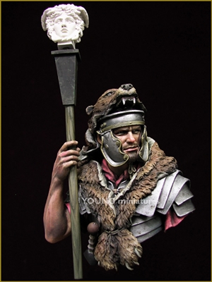 ROMAN SIGNIFER 1st Century A.D(II), 1/10 Scale Resin Bust