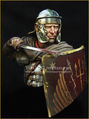 YH1854 - ROMAN LEGIONARY 1st Century, 1/9 scale bust