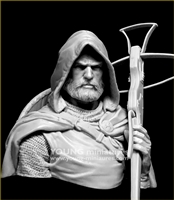 Resin cast bust in 1/10 scale