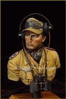 YM1802 - DAK Panzer Officer, 1/9 scale bust
