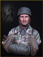 SS Fallschirmjager, Battalion 500-Drvar 1944, 1/10 Scale Resin Bust