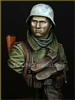YM1825 - German Infantry Russian Front WWII, resin 1/9 scale bust