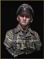 German Waffen SS  Officer 1944, 1/10 Scale Resin Bust