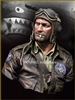 Flying Tigers, 1942, US Pilot WWII, 1/10 Scale Resin Bust