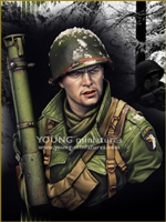 YM1855 - Easy Company - Bastogne 1944, resin 1/9 scale bust
