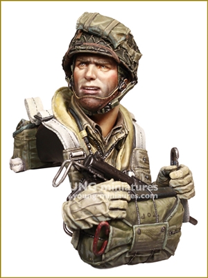 YM1893 - US Airborne, Normandy 1944, 1/10 scale, 18 resin parts, sculpted and painted by Young B Song