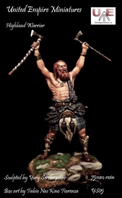 Highland Warrior, 75mm Resin Figure