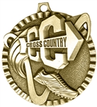 Cross Country Medal Gold 2 inches
