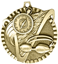 Swimming Medal Gold 2 inches